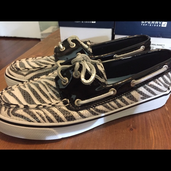 NIB Sperry top-sider loafer zebra pattern - Picture 2 of 8